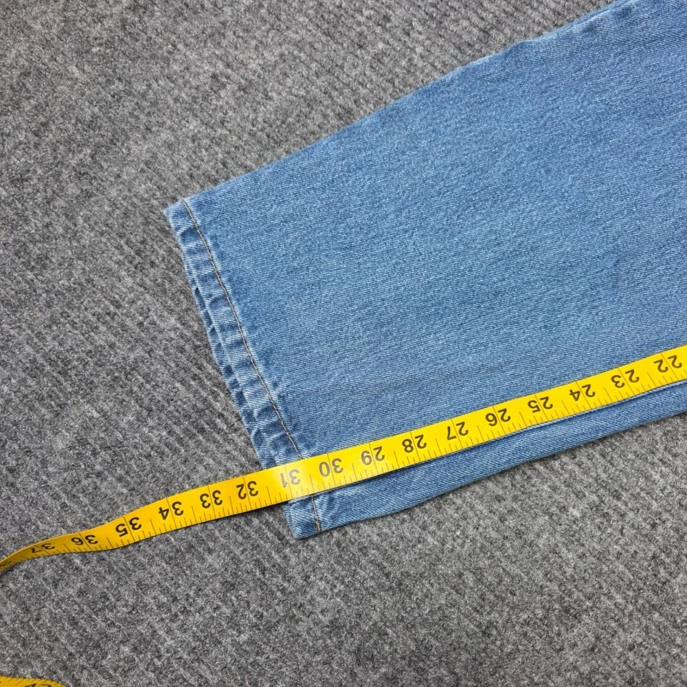 Levi's 550 Relaxed Fit Jeans Men's Size 42x32 Blue Medium Wash Tapered Leg Denim